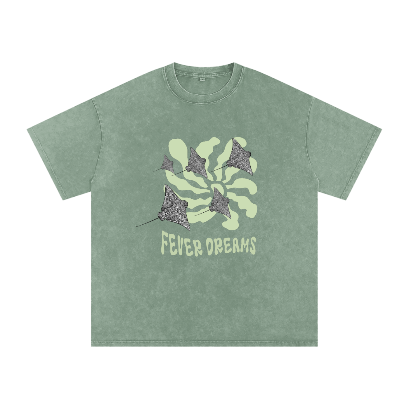 FEVER DREAM oversized T (green)