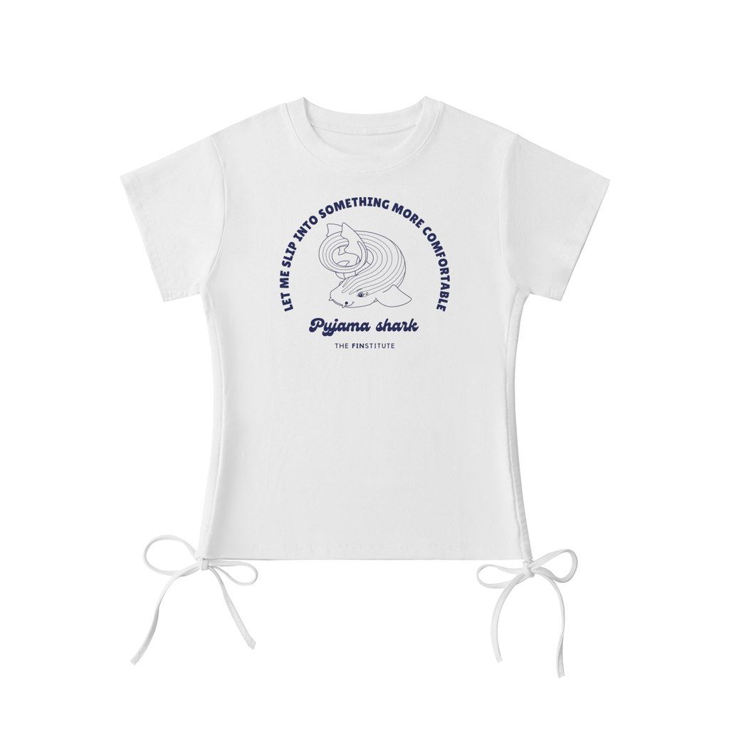 PYJAMA SHARK crop top