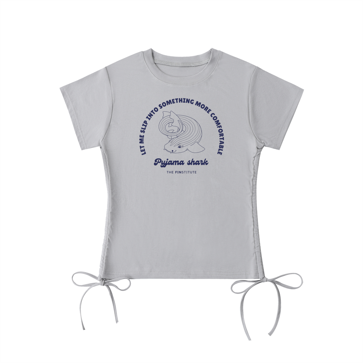 PYJAMA SHARK crop top