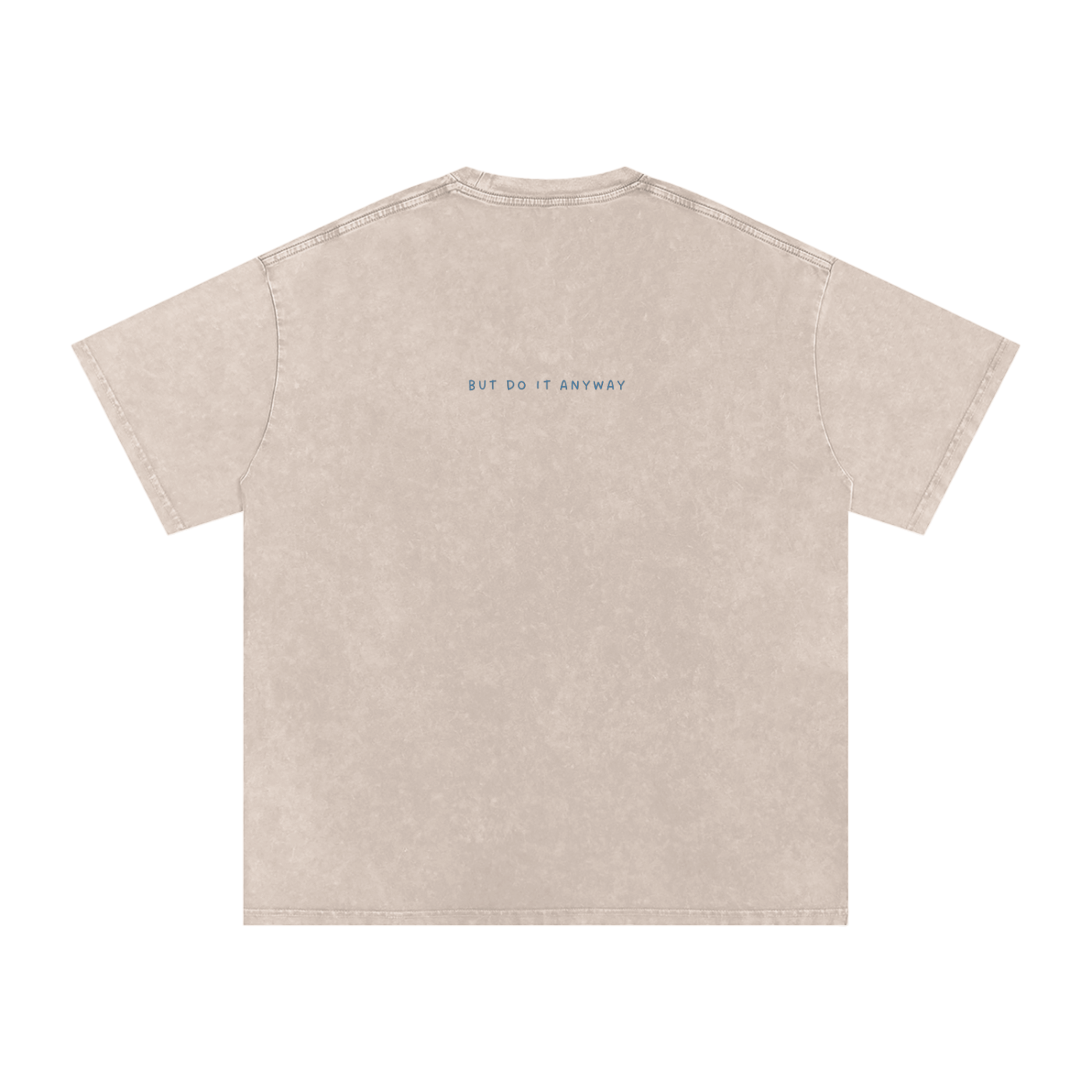 SHYSHARK (apricot) Snow Washed Oversized Cotton T-Shirt